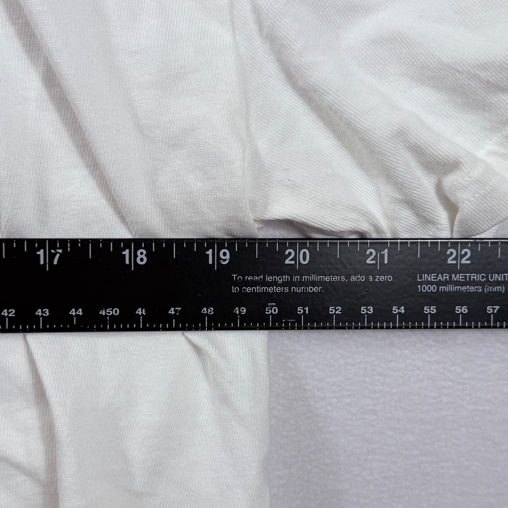 Hurley Graphic T-Shirt Womens Medium White Surf Palm Boxy Crop Top Boho Skater‎ - Picture 7 of 7